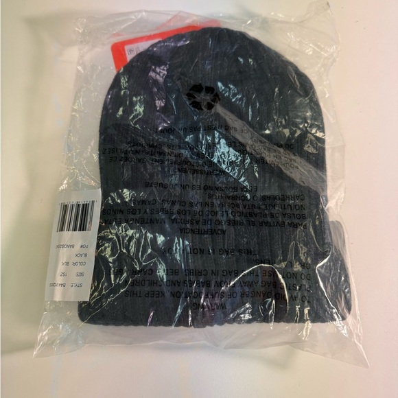 Bass Outdoor Black Beanie Hat One Size - Picture 3 of 4